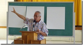Speaker Calvin Say at Kokua Council